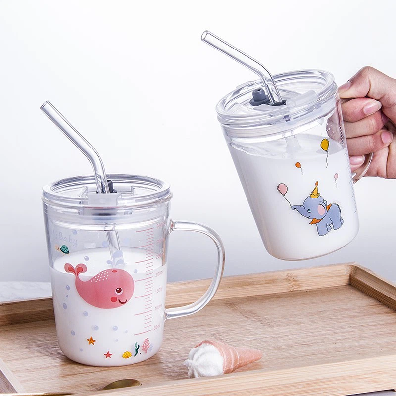 drinking glass with lid and straw drinking glass with lid and straw